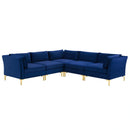 Ardent 5-Piece Performance Velvet Sectional Sofa