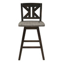 5602-24BKS1 - Swivel Counter Height Chair - Michael's Discount Furniture