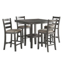 5659-36 - 5-Piece Pack Counter Height Set - Michael's Discount Furniture