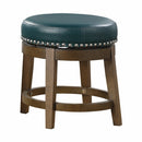 5681GEN-18 - Round Swivel Stool, Green - Michael's Discount Furniture