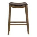 5682BRW-29 - 29 Pub Height Stool, Brown - Michael's Discount Furniture