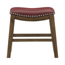 5682RED-18 - 18 Dining Stool, Red - Michael's Discount Furniture