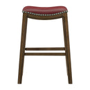 5682RED-29 - 29 Pub Height Stool, Red - Michael's Discount Furniture
