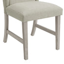 Eleanor Standard Height Dining Set in White-Rectangular Table and Four Chairs