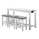5713WT - 4-Piece Pack Counter Height Set - Michael's Discount Furniture