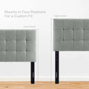 Lily Twin Upholstered Fabric Headboard