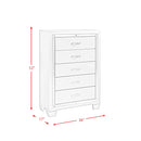PLATINUM YOUTH PLATFORM BEDROOM SET