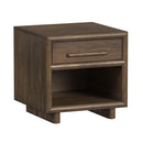 Brisbane 2PC Occasional Table Set in Brown-Coffee Table & End Table