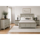 Farmington Bedroom Set in Medium Brown and Washed Stone