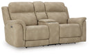 Next-Gen DuraPella Power Reclining Loveseat with Console - Michael's Discount Furniture