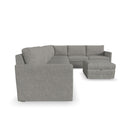 Flex 6-Seat Sectional with Narrow Arm and Storage Ottoman - 5000003380 - Michael's Discount Furniture