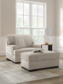 High Profile Chair & Ottoman Living Room Set - Michael's Discount Furniture