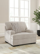 High Profile Chair & Ottoman Living Room Set - Michael's Discount Furniture