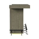 Jemma Bar Table with Light in Grey and Dark Espresso