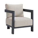 Playa Chair - Dark Grey and Olefin Beige (2 Per Carton)