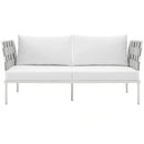 Harmony Outdoor Patio Aluminum Loveseat