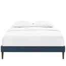 Tessie Queen Fabric Bed Frame with Squared Tapered Legs