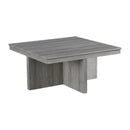 Uster Coffee Table W/Four storage Stools Grey
