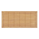 Viewscape 83" Outdoor Patio Ash Wood Dining Table