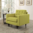 Empress Upholstered Fabric Armchair