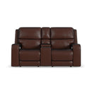 Oasis Latitudes Power Reclining Loveseat with Console, Power Headrests, Lumbar, Heat & Massage - 5000008251