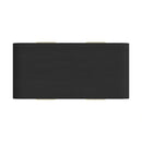 Ridgemont 3PC Occasional Table Set in Black with Grain-Coffee Table & Two End Table