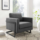 Posse Upholstered Fabric Accent Chair
