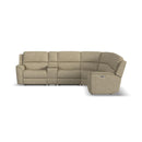 Henry Latitudes Power Reclining Sectional with Power Headrest & Lumbar - 5000-1041-SECTPH-94680 - Michael's Discount Furniture