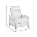 Tango P2 Recliner in Pebble Tan
