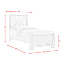 PLATINUM YOUTH PLATFORM BEDROOM SET