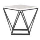Riko End Table W/ Metal Leg