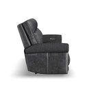 Alexander Power Reclining Sofa with Console, Power Headrest & Lumbar - 5000009309 - Michael's Discount Furniture