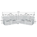 Atkinson Reclining Sectional Sofa - Michael's Discount Furniture