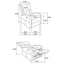 Grant Power Recliner - Michael's Discount Furniture