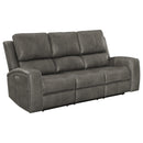 Brickston Triple Power Reclining Sofa Set - Michael's Discount Furniture
