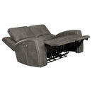 Brickston Triple Power Reclining Sofa Set - Michael's Discount Furniture