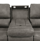 Brickston Triple Power Reclining Sofa - Michael's Discount Furniture