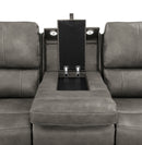 Brickston Triple Power Reclining Sofa - Michael's Discount Furniture