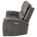 Brickston Triple Power Reclining Loveseat - Michael's Discount Furniture