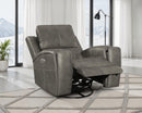 Brickston Triple Power Swivel Glider Recliner - Michael's Discount Furniture