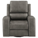 Brickston Triple Power Swivel Glider Recliner - Michael's Discount Furniture