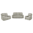 Brickston Triple Power Reclining Sofa Set - Michael's Discount Furniture