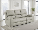 Brickston Triple Power Reclining Sofa - Michael's Discount Furniture