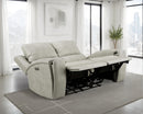 Brickston Triple Power Reclining Loveseat - Michael's Discount Furniture