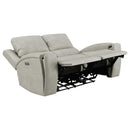 Brickston Triple Power Reclining Loveseat - Michael's Discount Furniture
