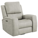 Brickston Triple Power Swivel Glider Recliner - Michael's Discount Furniture