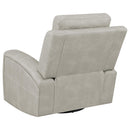Brickston Triple Power Swivel Glider Recliner - Michael's Discount Furniture