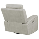 Brickston Triple Power Swivel Glider Recliner - Michael's Discount Furniture
