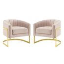 Esteem Accent Armchair Performance Velvet Set of 2
