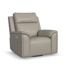 Vernon Latitudes Power Swivel Gliding Recliner with Power Headrest, Lumbar, Heat & Massage - 5000008629 - Michael's Discount Furniture